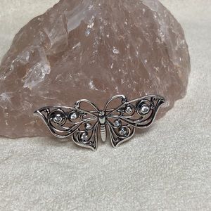 Sterling Silver Butterfly Brooch
